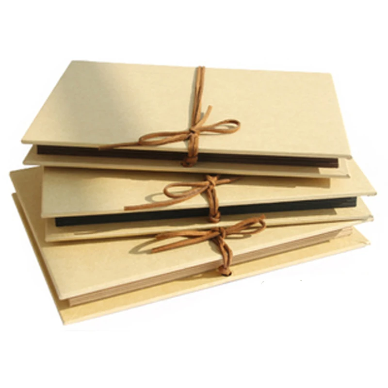 A4 Size 36 Sides Kraft Paper Sheets Card Blank Cover Wedding DIY Album