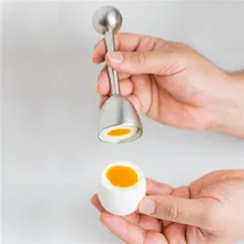 Quevinal100pcs Специальная нержавеющая сталь яйцо открывалка 304 нержавеющая сталь яйцо открывалка яичная скорлупа Топпер резак аксессуары для приготовления пищи инструмент