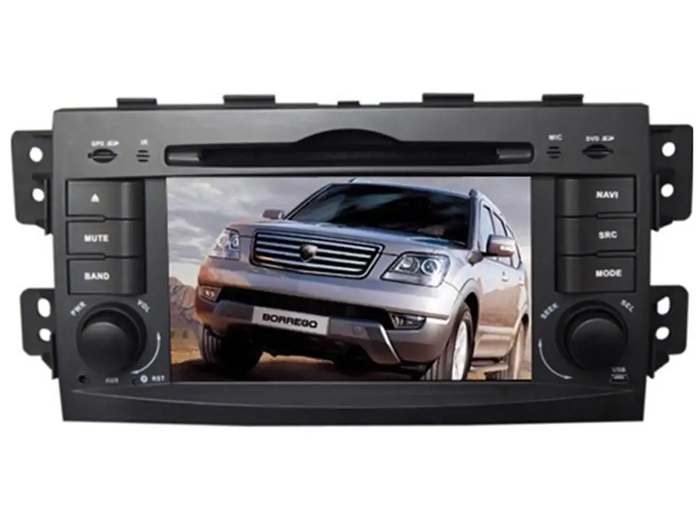 Discount 7" Car DVD player with GPS(optional), audio Radio stereo,BT/TV,car multimedia headunit for Kia Borrego 2008 2009 2010 2011 2012 8