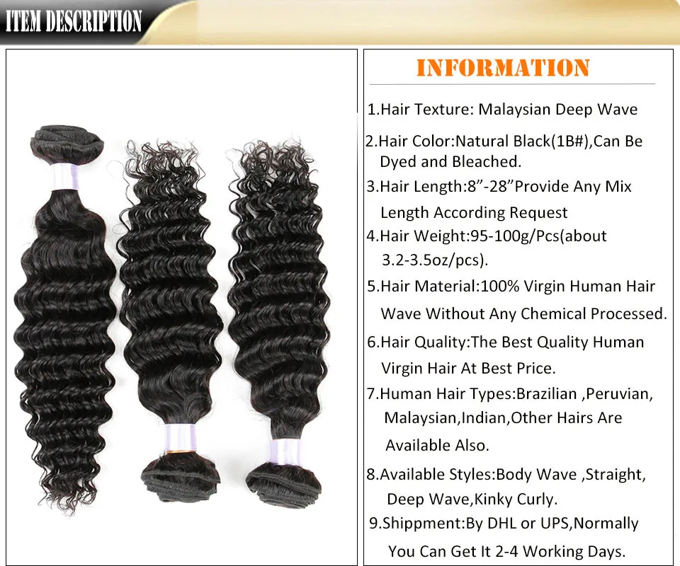 malaysian deep wave product descrption