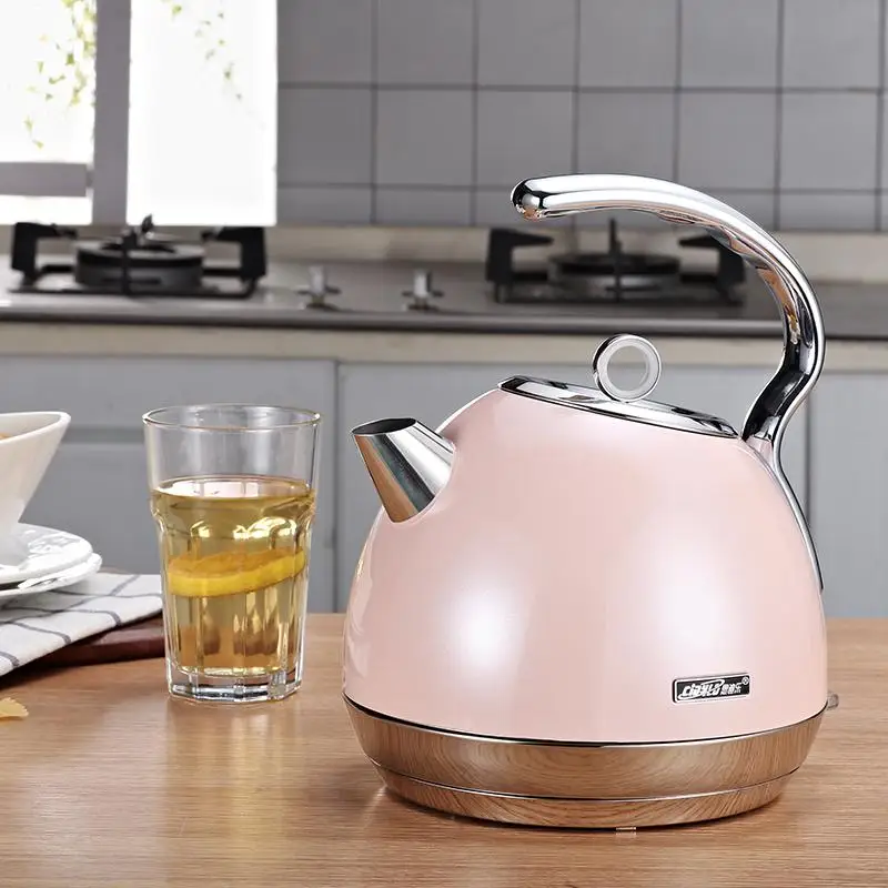 

220V 1.8L 1800w Food grade 304 stainless steel Electric kettle Anti-dry Automatic to power off Chassis heating 25x25cm