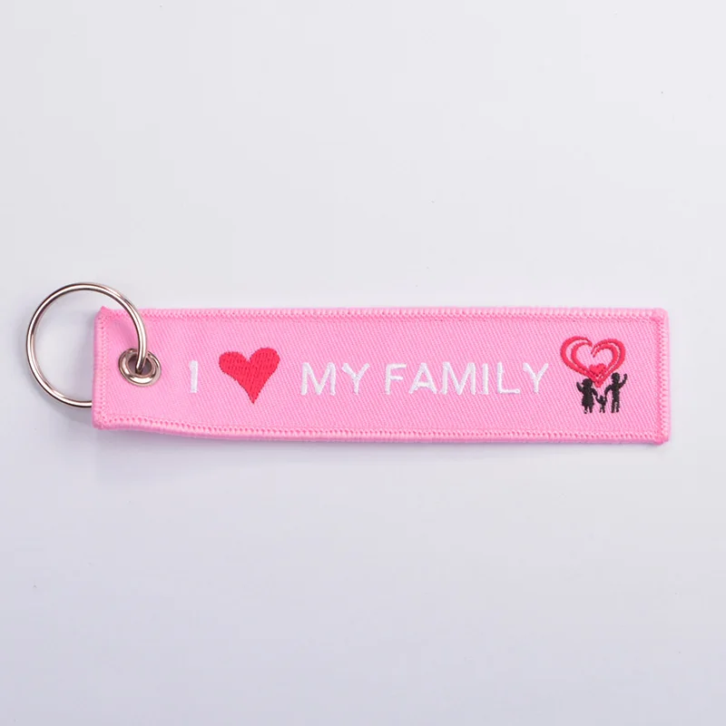 Embroidered Fabric Keychain (3)