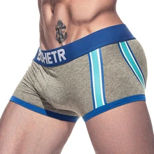 Бренд BSHETR, мужское нижнее белье для фитнеса, мужские боксеры из модала, сексуальные мягкие хлопковые трусы, мужские однотонные домашние штаны, новые популярные боксеры