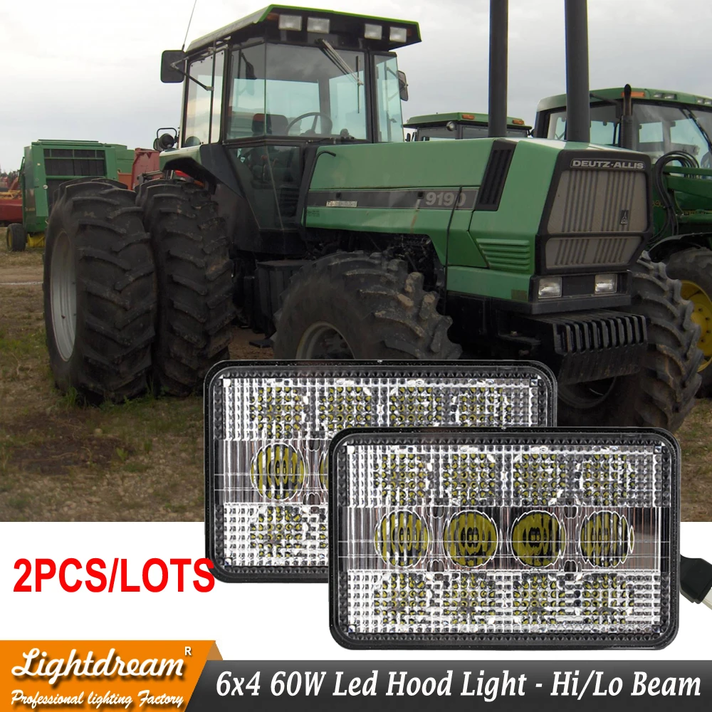 ЗАМЕНЯЕТ OEM номера частей Agco 30 3534510 72162190 галогенные лампы 12V 24V IP67 3500Lm 60W 6x4 led