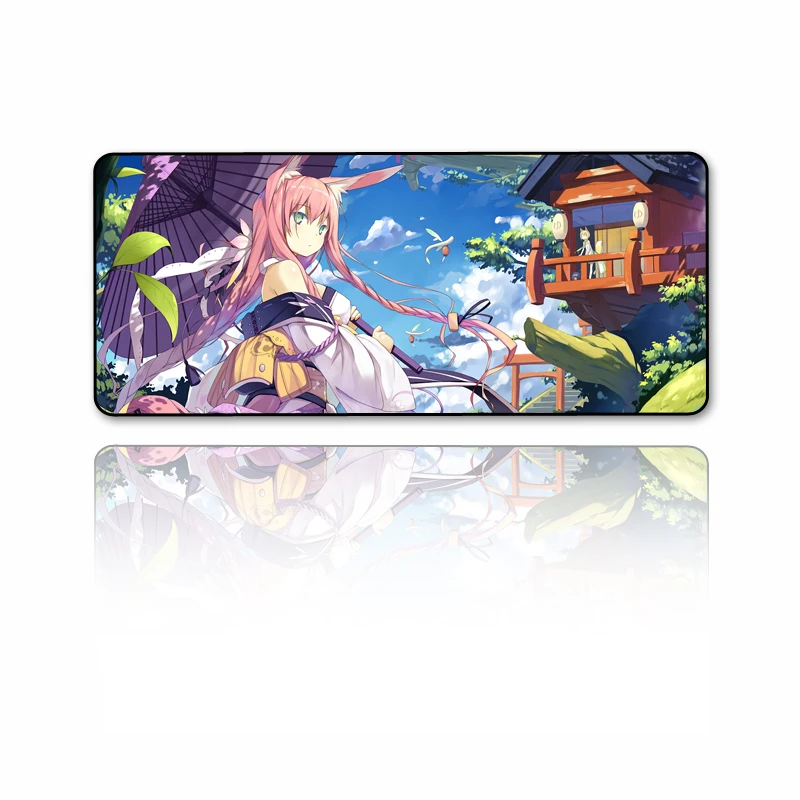 Коврик для мыши QQQRGB 70X30cm аниме коврик с принтом из мультфильма большой размер