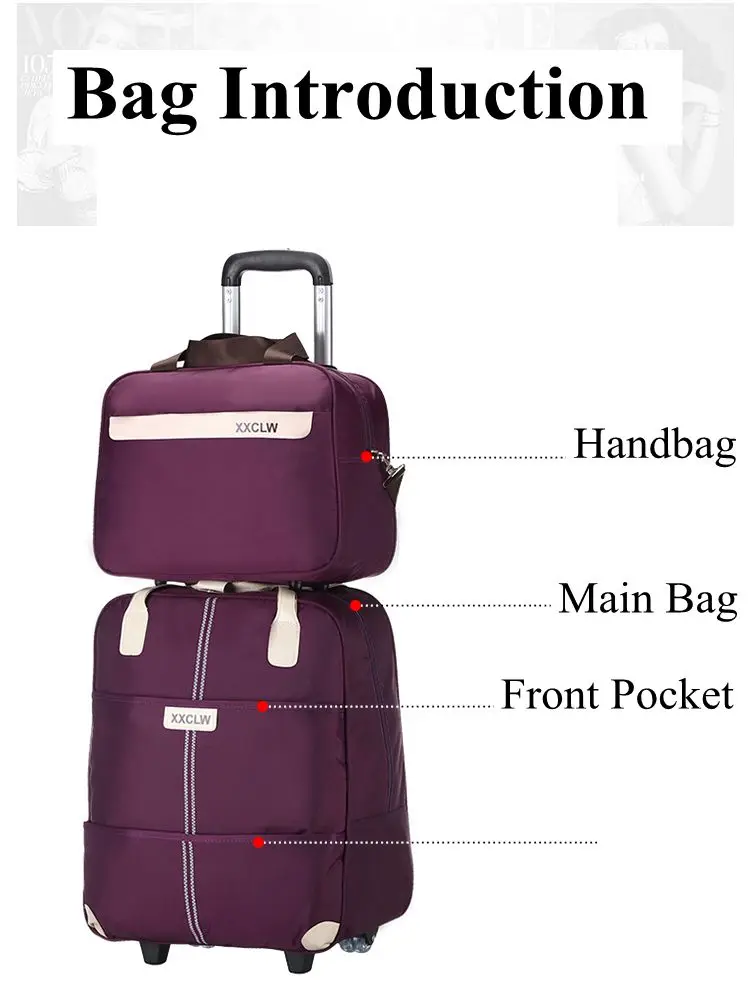 Женская дорожная сумка для багажа, дорожная сумка на колесиках, чемодан для путешествий, сумка на колесиках, сумка для багажа, дорожная сумка на колесиках