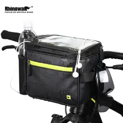 Rhinowalk 4.5L велосипедный Руль Камера сумка с тачскрином многофункциональная Наплечная Сумка телефон камера gps контейнерный мешочек