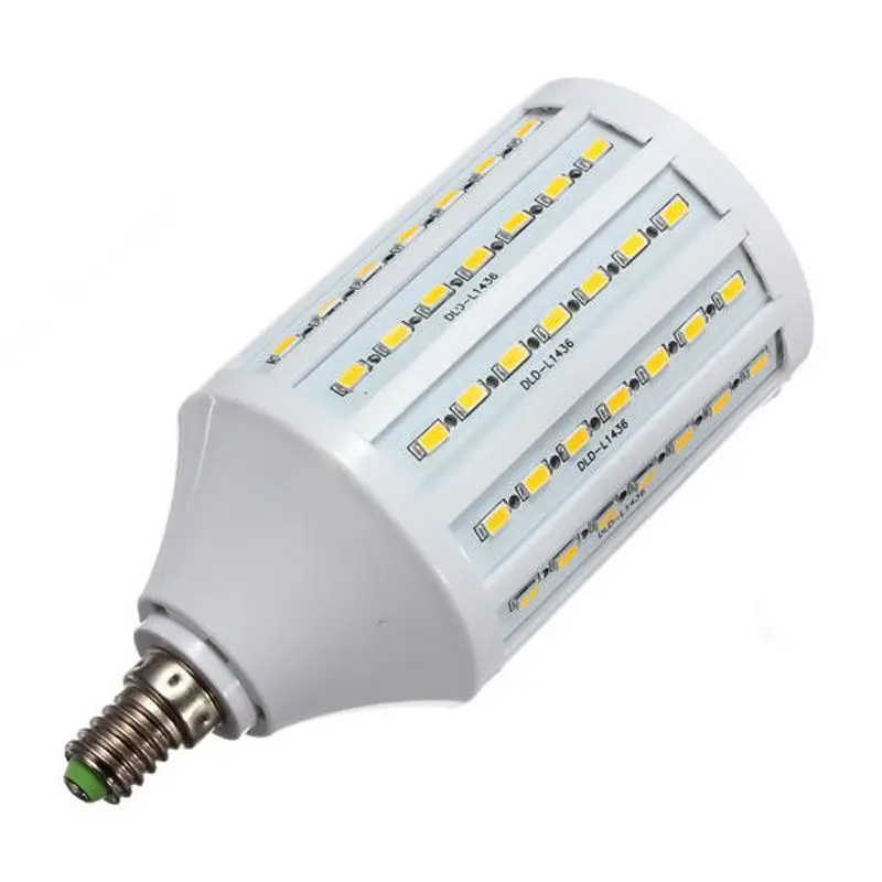 Мощный AC 110V/220V 25W E14 база 102 SMD 5630 Светодиодный 360 градусов светодиодный