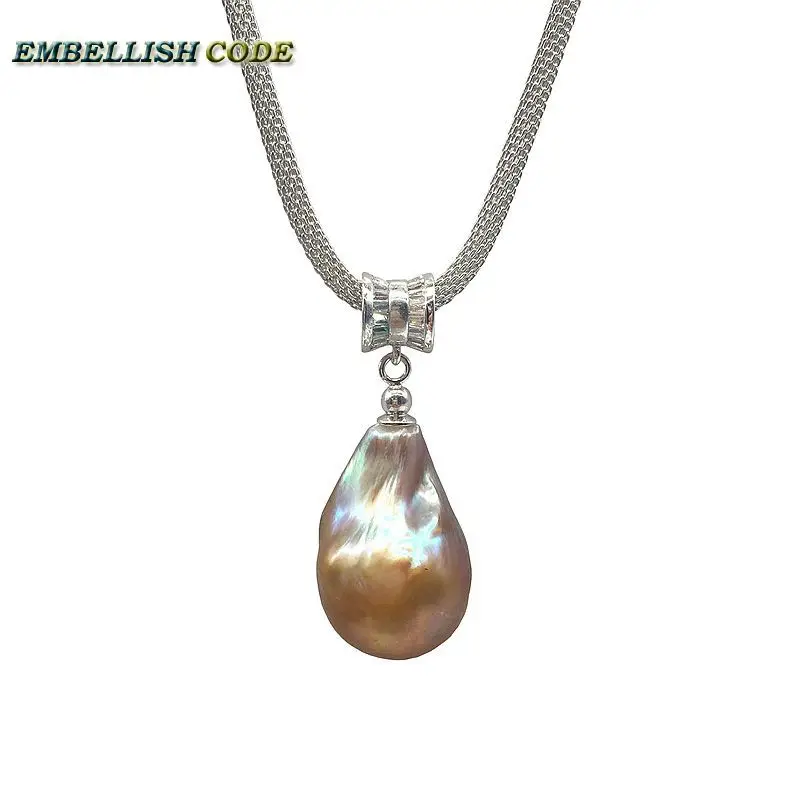 

Цепочка-змейка из серебра 925 пробы, с цирконом, 18-20 дюймов