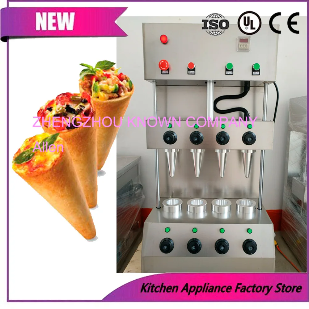 Free shipping 4 pcs stainless steel pizza cone machine,pizza cone maker