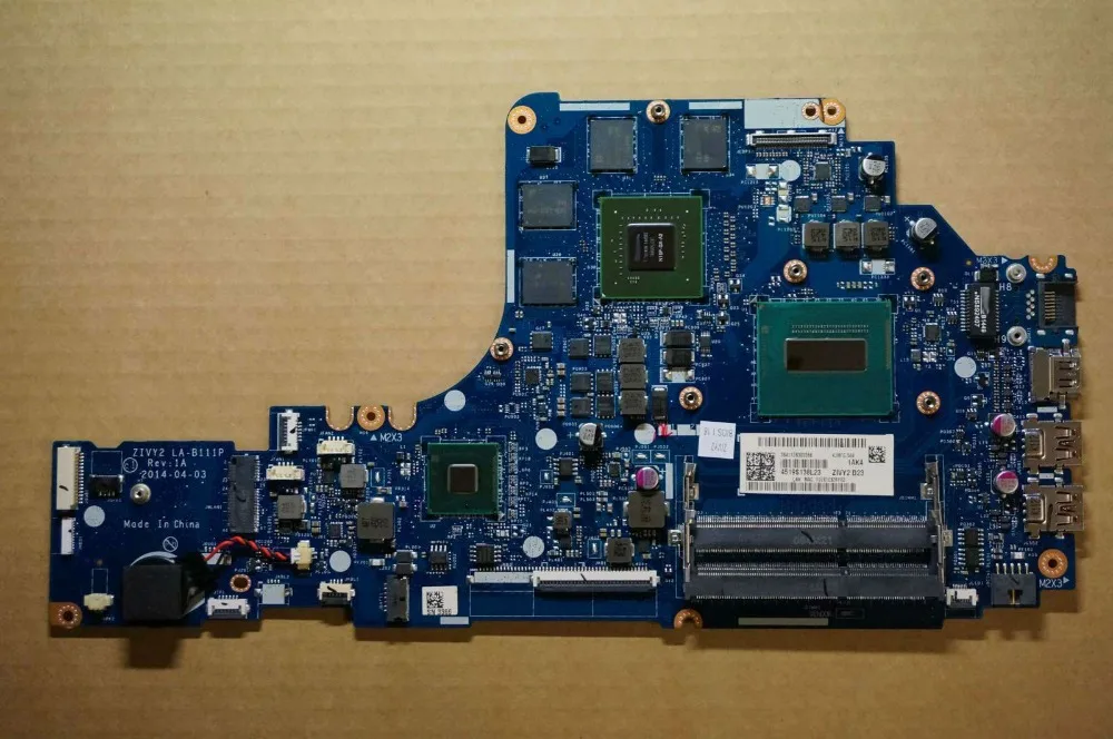 Бесплатная доставка Для Lenovo Y50 70 ZIVY2 LA B111P материнская плата с i7 4720HQ CPU GTX 960M 4GB