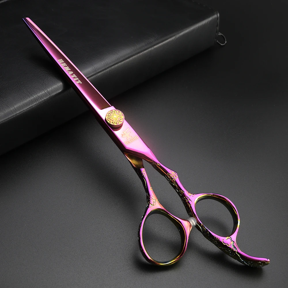 

7-inch hair refinement Hairdressing scissors Hairdressing tools 17.5cm set Scissors and cutting scissors combination