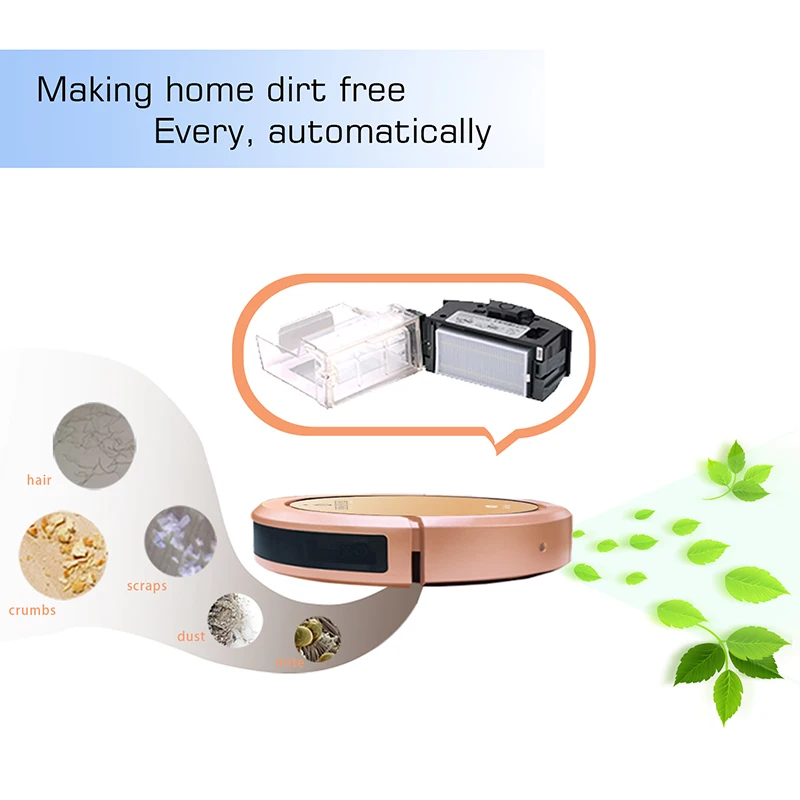 High Power Cleanmate Robot Vacuum Cleaner , Strong Suction ,lower Noise - Vacuum Cleaners - AliExpress