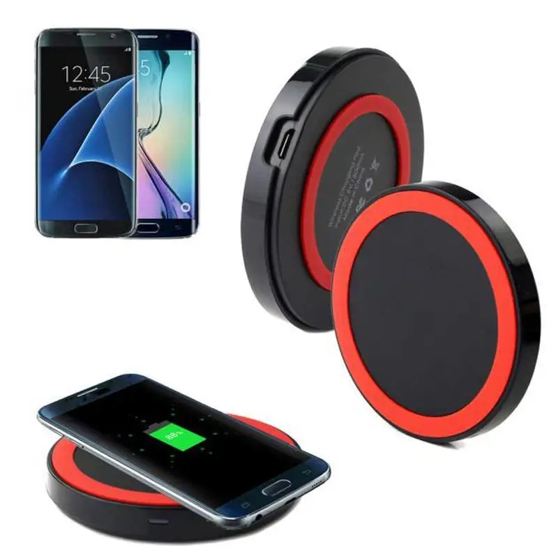 

Really Cheap 6 Colors Qi Wireless Power Charger Charging Pad For Samsung Galaxy S7/S7 Edge Quick Charger for Phone Charger