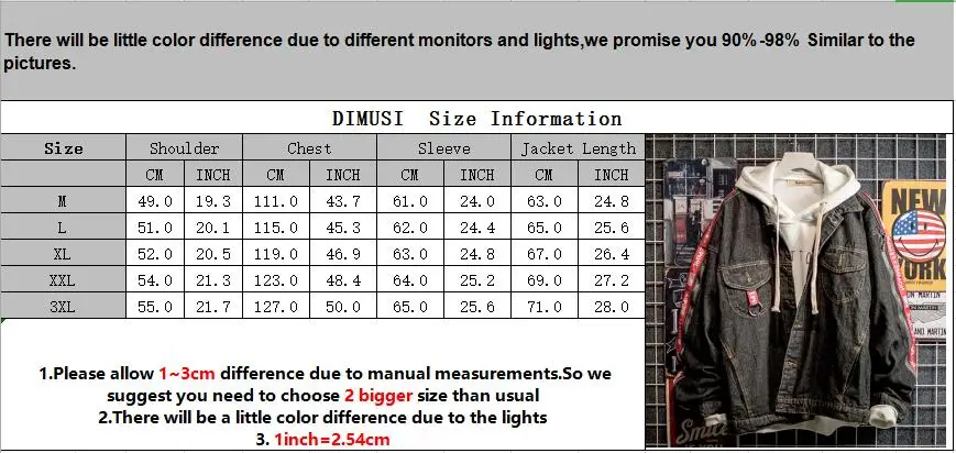 DIMUSI Mens Denim Jacket Trendy Fashion Ripped Denim Jacket Mens Hip Hop Streetwear Jeans Jackets Male Cowboy Coats 3XL,YA736 DIMUSI Mens Denim Jacket Trendy Fashion Ripped Denim Jacket Mens Hip Hop Streetwear Jeans Jackets Male Cowboy Coats 3XL,YA736