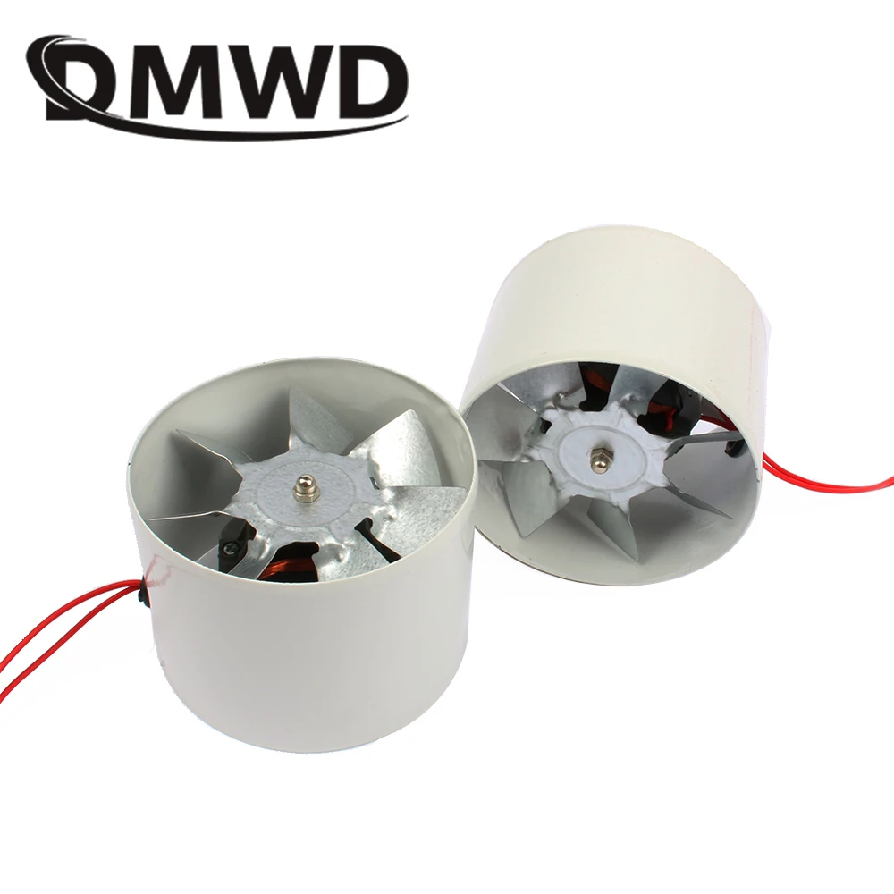 DMWD 4 Inch Toilet Louver Exhaust Fan Duct Air Ventilator Ceiling