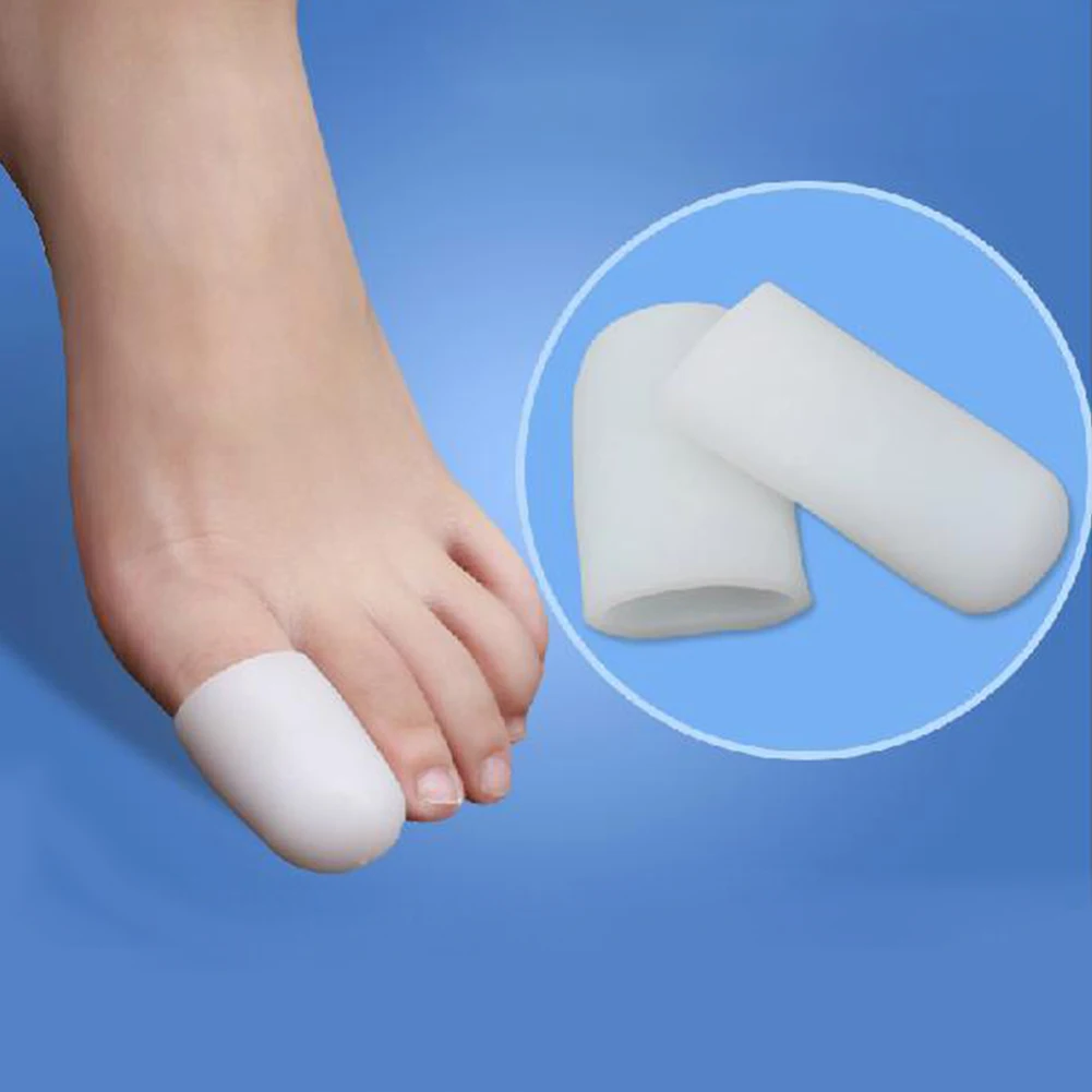 

Pain Relief Reusable Toe Protector Cap Corns Ingrown Gel Calluses Waterproof Cushions Blisters Toenails