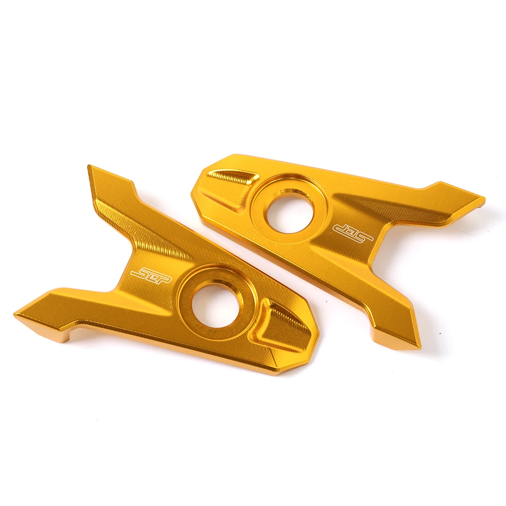 For Kawasaki Z800 2013 2014 2015 Motorcycle Accessories CNC Aluminum Rear Axle Spindle Chain Adjuster Blocks