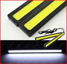 Последним Тонкий 14 см черный DIY 12 Вт COB чип Дневного дневного Света 100% водонепроницаемый DRL автомобиля света ЧЕРНЫЙ 1A Freeshipping GGG
