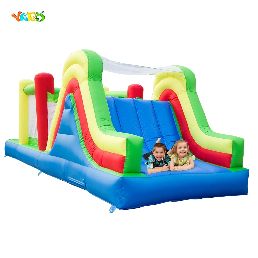 YARD Inflatable Bouncer 6 in 1 Bounce House Kids Playing Obstacle Course Slide Special Present