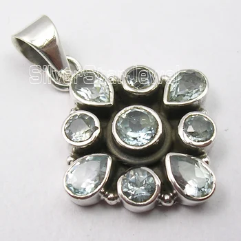 

Muiltiple Choices Chanti International Wonderful GARNET 9 RED GEMS Pendant 3.3 CM ARTISAN JEWELERY VARIATION