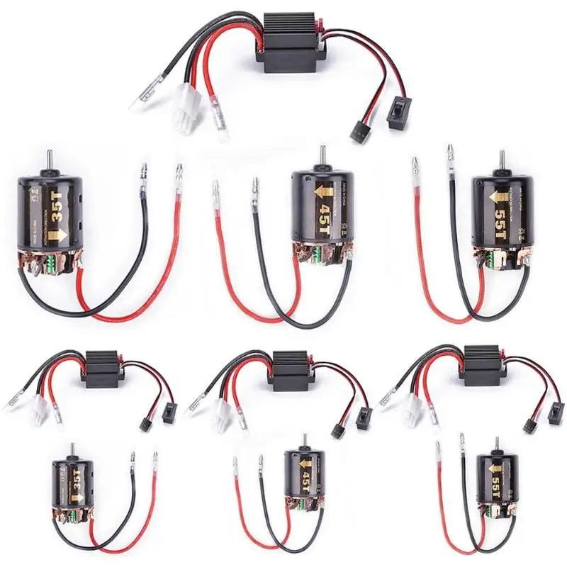

Brushed Motor Speed Controller ESC/Motor Suitable for RC Cars Boats Models
