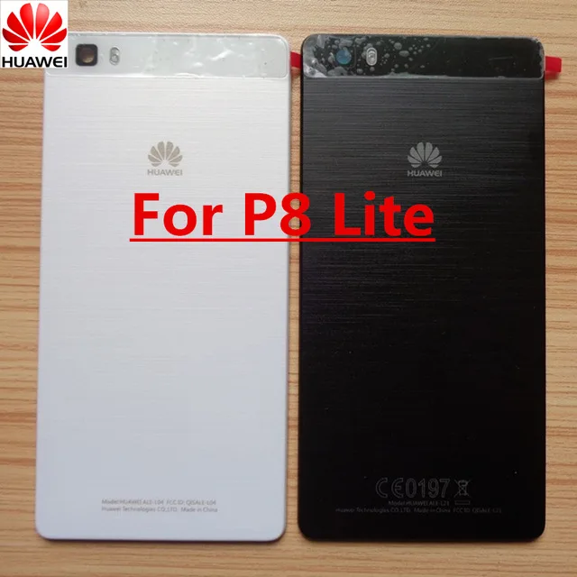 

100% New Original for HUAWEI Ascend P8 Lite ALE-L02 ALE-L04 ALE-L21 ALE-L23 5" Rear Back Battery Door Cover Housing