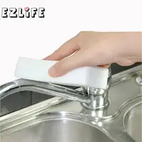 10 шт./партия, белая волшебная губка, ластик, Меламиновый очиститель, многофункциональная Очистка 100x60x20 мм, оптовая продажа, розничная продажа ZH209 - изображение