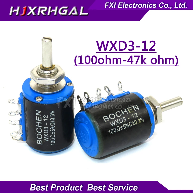 WXD3-12series WXD3-12 1 Вт 1K 2K2 3K3 4K7 10K Ohm 100R 220R 470R 2,2 K 3,3 K 4,7 K WXD3-12 1 Вт проволочный потенциометр