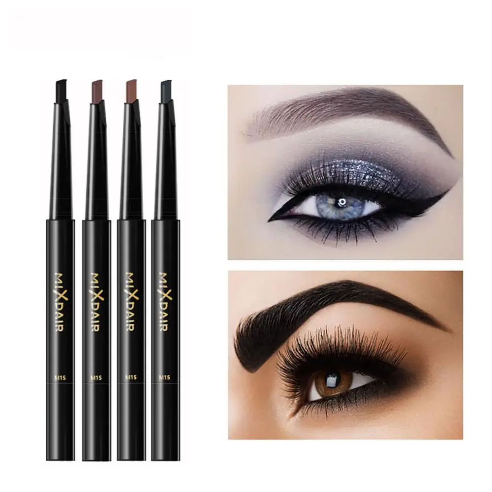 eyebrow pencil eyebrow gel makeup brushes Three-dimensional double-headed sweat-proof, triangle head, automatic rotatin eyebrow pencil eyebrow gel makeup brushes Three-dimensional double-headed sweat-proof, triangle head, automatic rotatin