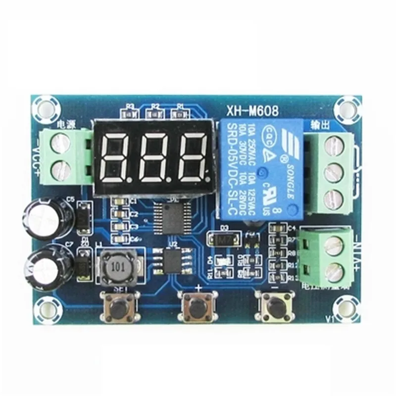 

Battery charge and discharge module integrated voltmeter undervoltage and overvoltage protection timing charge and discharge