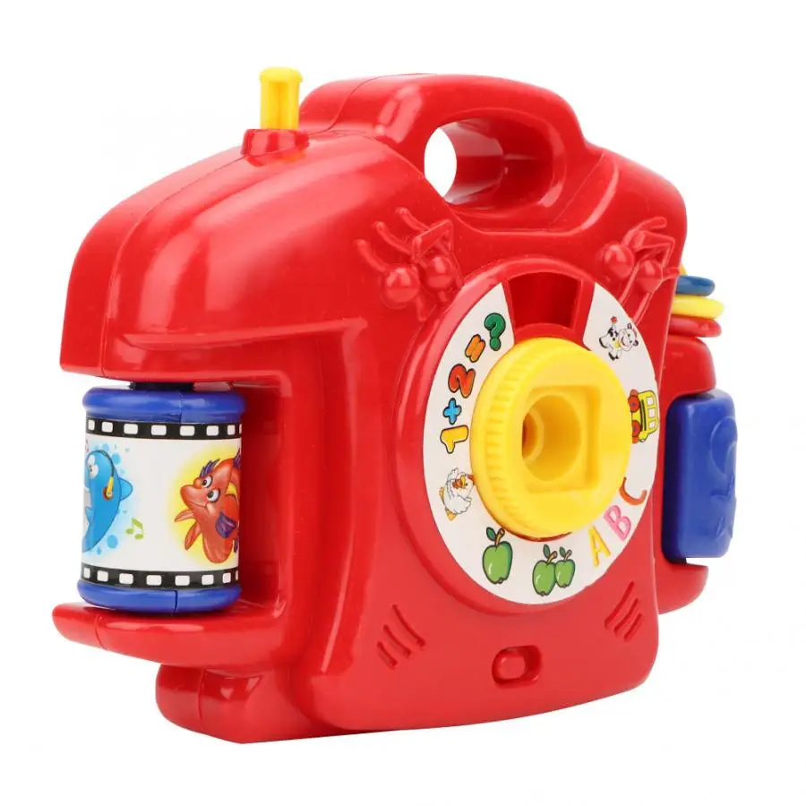 Портативная проекционная камера для детской игрушки многофункциональные в форме камеры мультипликационные Проекционные картинки проектор развивающие игрушки