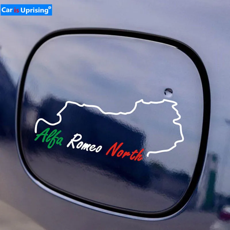 

1pcs new car fuel tank cap whole body sticker for alfa romeo 159 147 156 giulietta Giulia 147 159 mito Car styling accessories