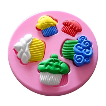 

Ice cream shape 3D baking mould Silicone Mold Fondant Chocolate Molds Cake Decorating Tools F0706