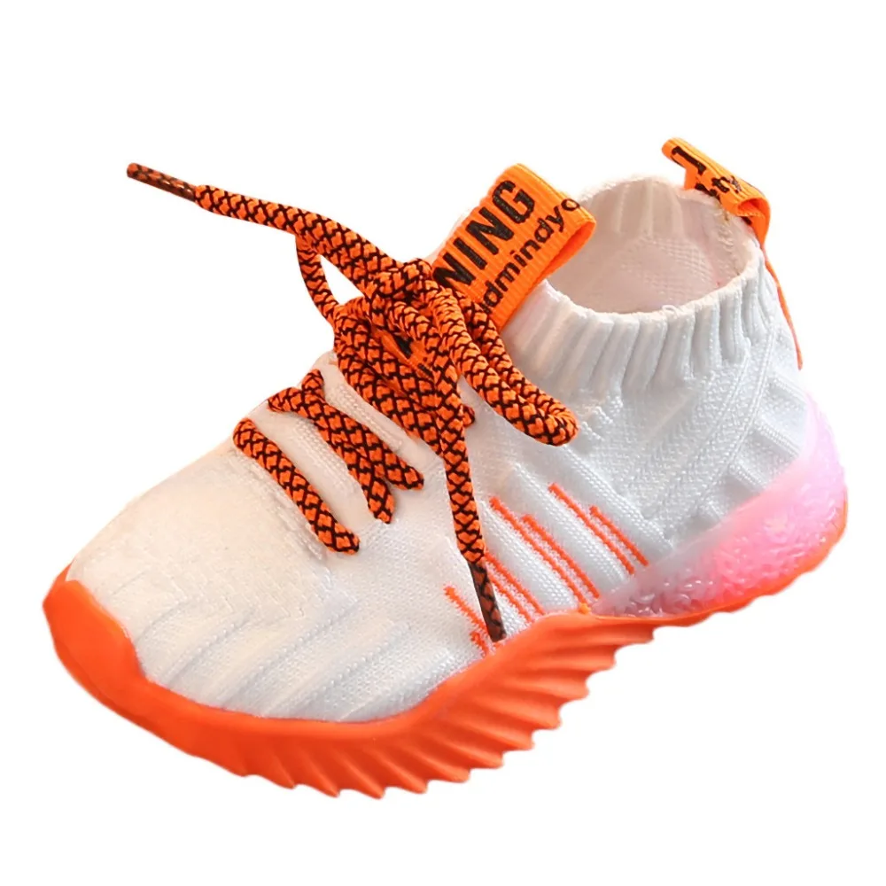 2019 kids sneakers lights colorful radiant shoes LED flash kids sneakers boys non-slip kids sneakers girls krampon futbol 40J23 (16)