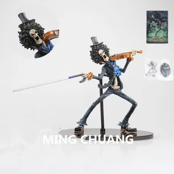 

ONE PIECE The Straw Hat Pirates Brook PVC 19CM Action Figure Collectible Model Toy BOX Christmas Present Z150