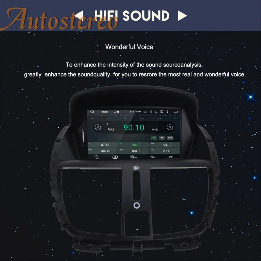 Perfect Android 9 PX5/PX6 Car GPS Navigation Car DVD Player For Peugeot 207 2007-2014 head unit multimedia player radio tape recorder DS 4