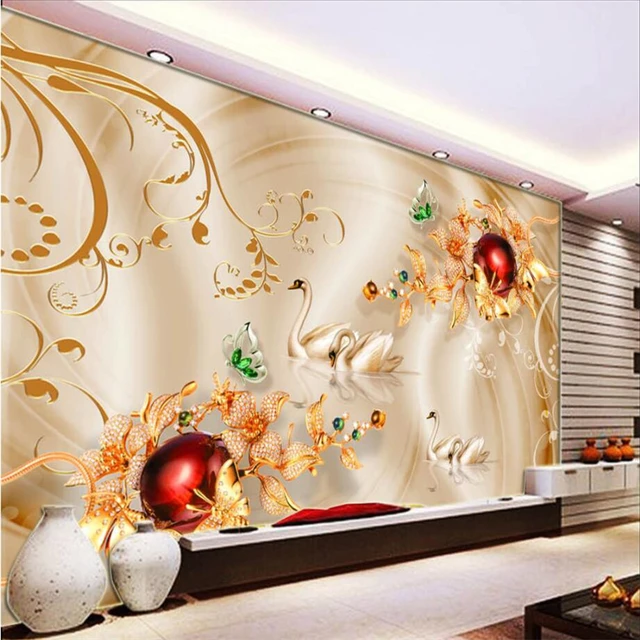 US $9.15 39% OFF|Beibehang Custom 3d tapeten Diamant Blumen Schwan Seide Tapeten Wohnzimmer TV Schlafzimmer Sofa Hintergrund Wände in Beibehang ... US $9.15 39% OFF|Beibehang Custom 3d tapeten Diamant Blumen Schwan Seide Tapeten Wohnzimmer TV Schlafzimmer Sofa Hintergrund Wände in Beibehang ...