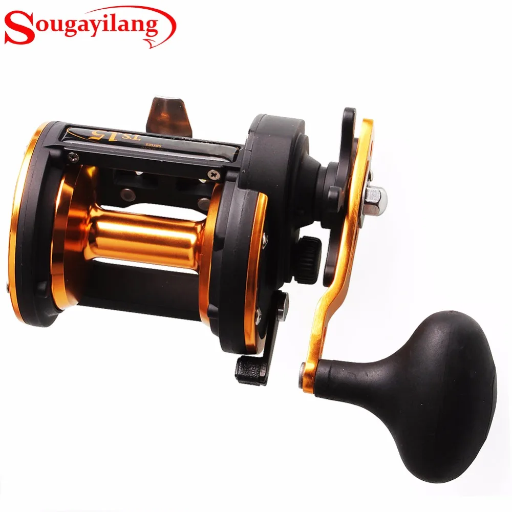Sougayilang 3 Ball Bearing Fishing Reel 61 Gear Ratio High Speed Gear
