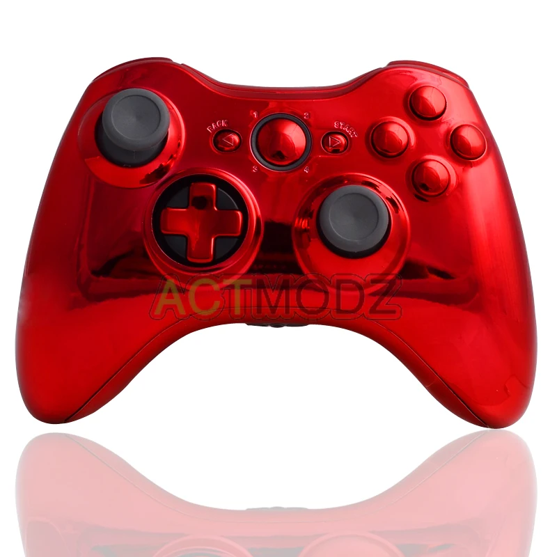 New Transforming Dpad Chrome Red Abxy Button Shell Case For Xbox 360 Controller Cases Aliexpress