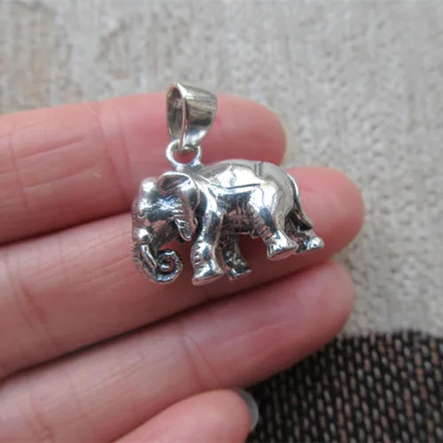 

Nepal Silver 925 Silver Pendant pendant elephant number