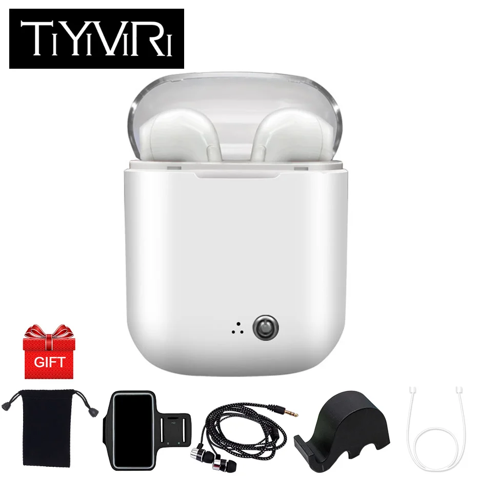 

I7S TWS True Wireless Headphone Earbuds Mini Bluetooth In-Ear Stereo Music Wireless Earphones for Xiaomi Samsung Galaxy Android