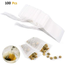 100 pcs Disposable Tea Filter Bag 3.15 X 3.94 inch for 10g Tea Loose Leaf Tea Infuser Safety Environmental Food-Grade Drawstring 100 pcs Disposable Tea Filter Bag 3.15 X 3.94 inch for 10g Tea Loose Leaf Tea Infuser Safety Environmental Food-Grade Drawstring