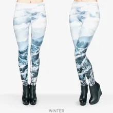 3d леггинсы красивая классика Джокер Длинные обтягивающие зимние штаны с принтом пейзажа женские забавные леггинсы для девочек