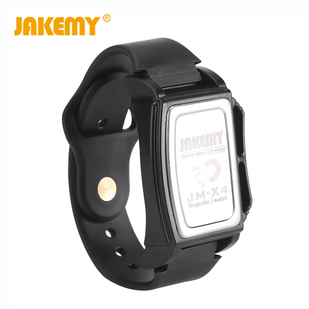 

JAKEMY JM-X4 Powerful Magnetic Wristband Small Metal Holder Nut Screws Components Adsorption Bracelet Belt Bracelet