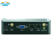 Маленький компьютер тонкий клиент J1800 Nano безвентиляторный ITX HTPC с 8 г оперативной памяти 128 г SSD выигрывает или Linux