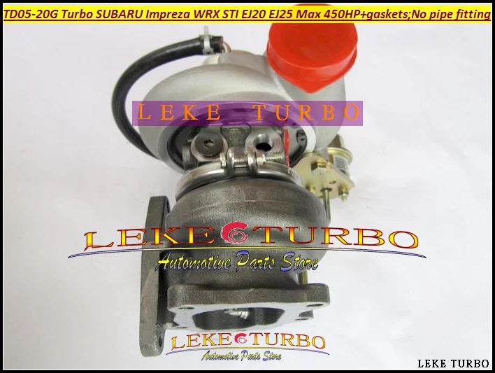 Турбо TD05-20G TD05-20G-8 TD05 20 г 565208-0100 5652080100 для SUBARU Impreza WRX STI EJ20 EJ25 Макс прокладки без фитинга трубы