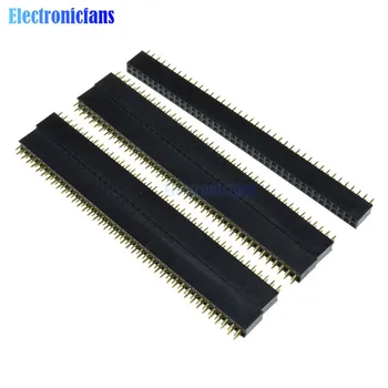 

5Pcs 2.54mm 2 x 40 Pin Double Row Female Pin Header