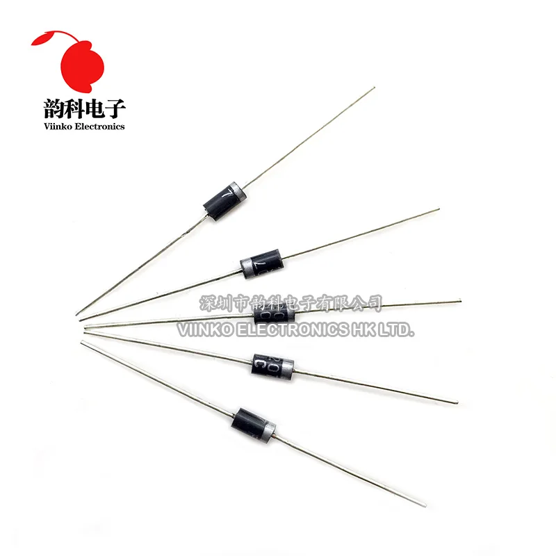 Free shipping 100pcs RL207 2A 1000V DO 15 Rectifier Diode-in Diodes ...