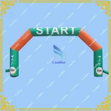 Надувной старт линия для мероприятий цифровая печать с вашим логотипом виниловая надувная АРКА